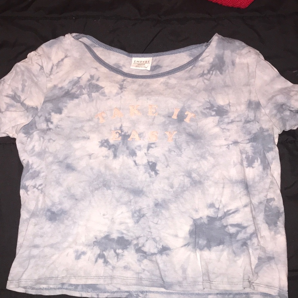 Tie dye crop tee from zumiez